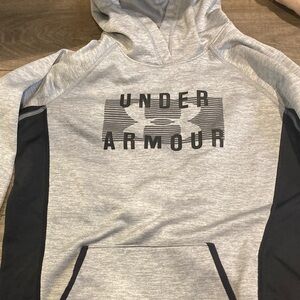 Under Armour Women's Gray and Black Hoodie